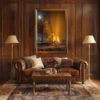 Winter Night Serenity Poster