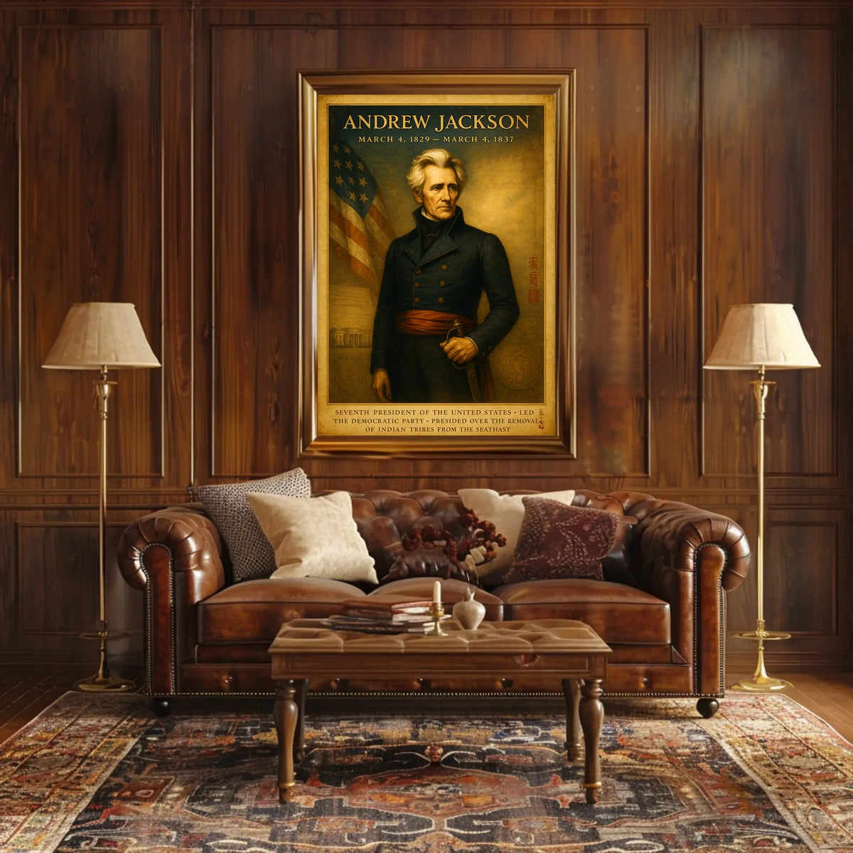 Andrew Jackson 7th President Poster