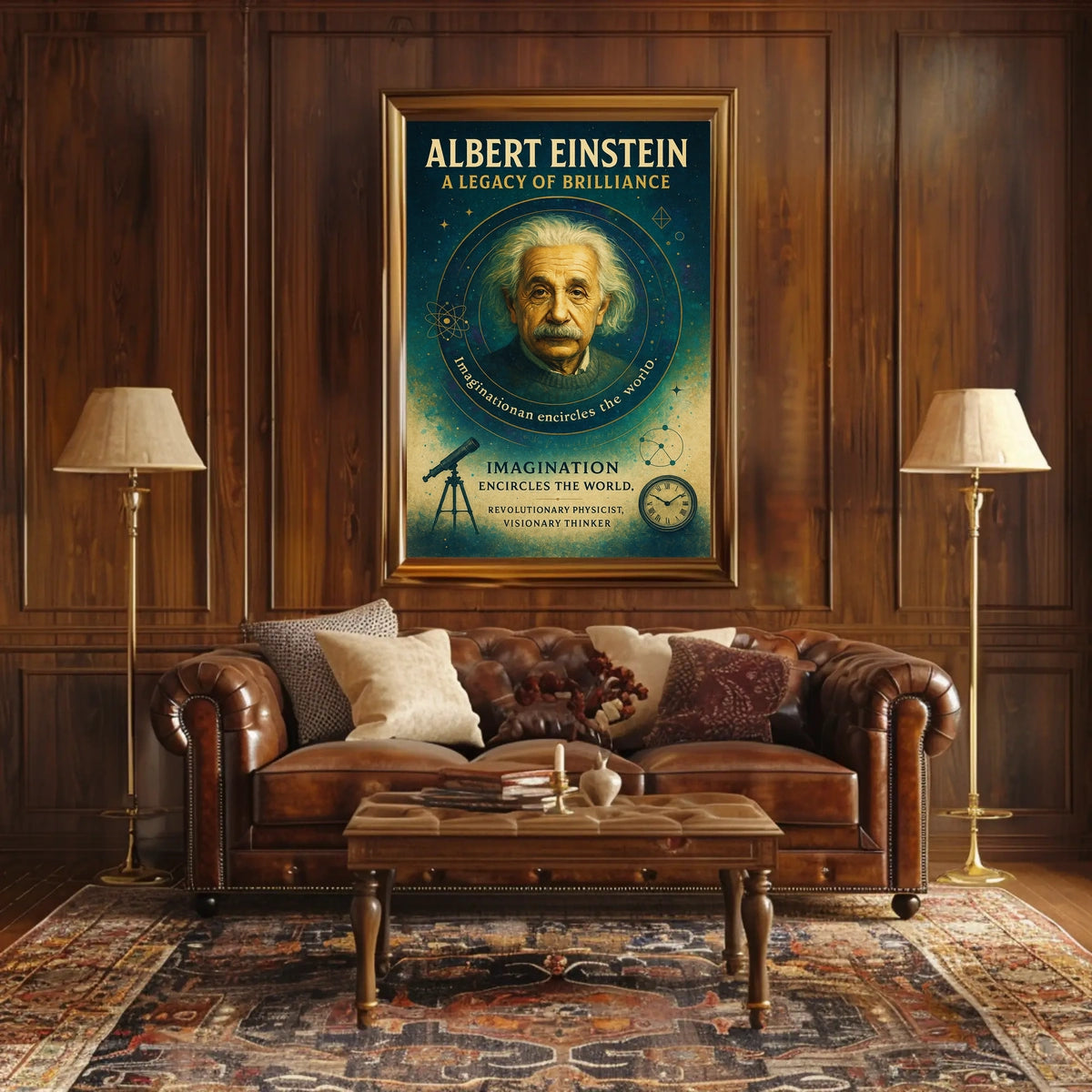 Albert Einstein A Legacy of Brilliance Poster
