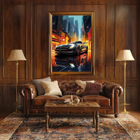 Sleek Ride in the City Poster PosterGoat