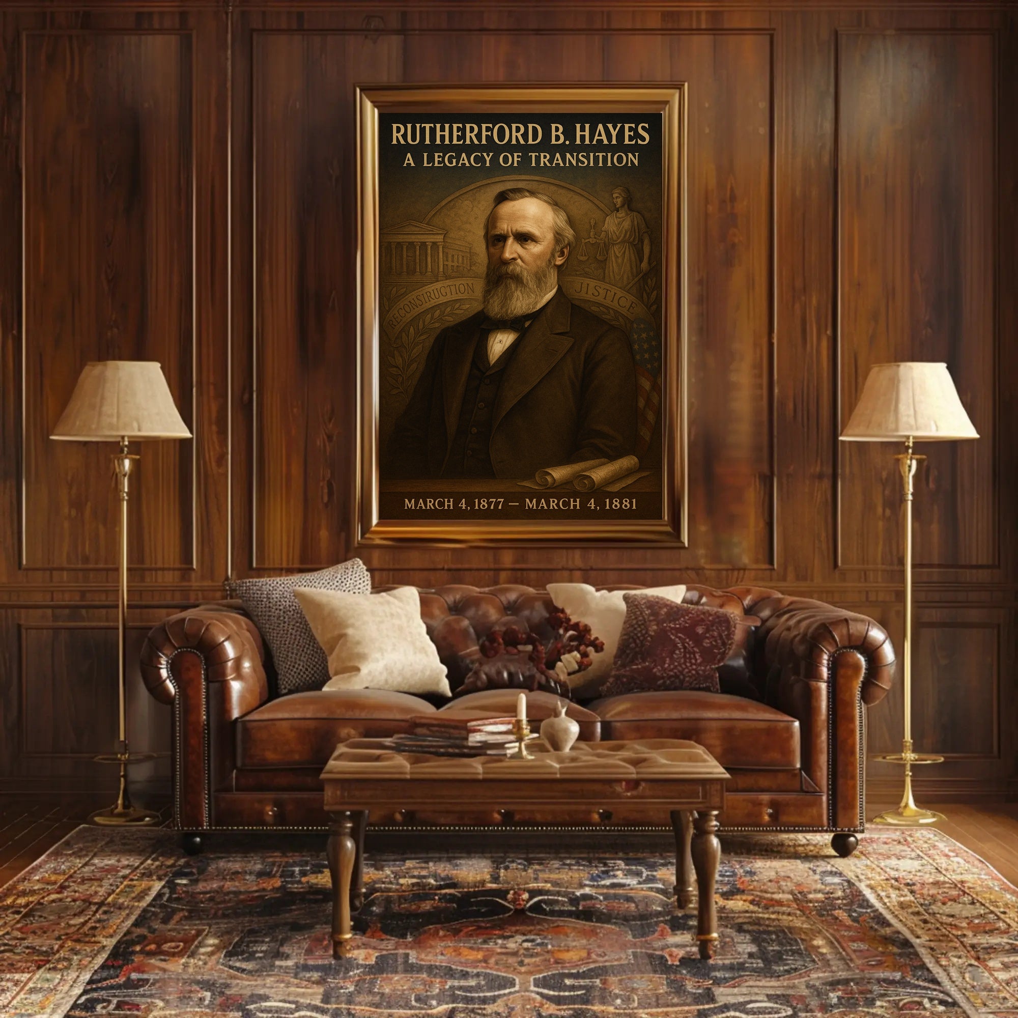 Rutherford B. Hayes: A Legacy of Transition Poster