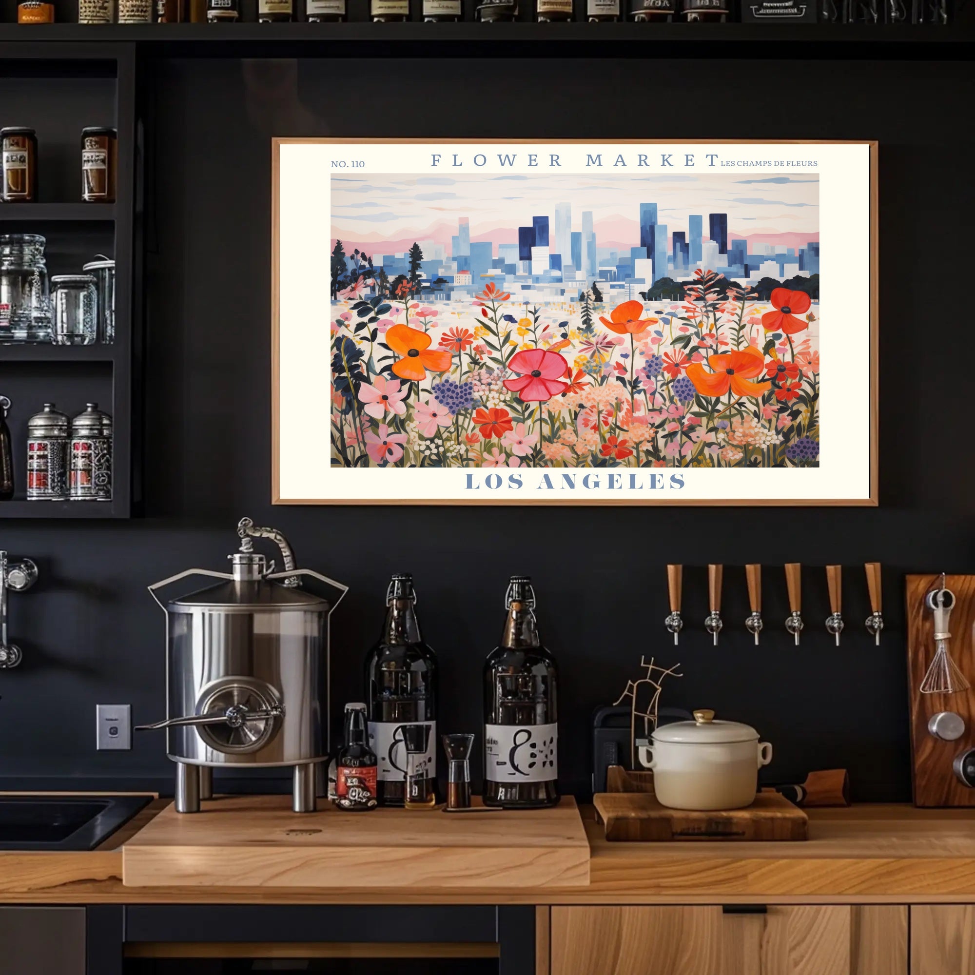 Flower Market Los Angeles Poster: Urban or Cityscape Poster