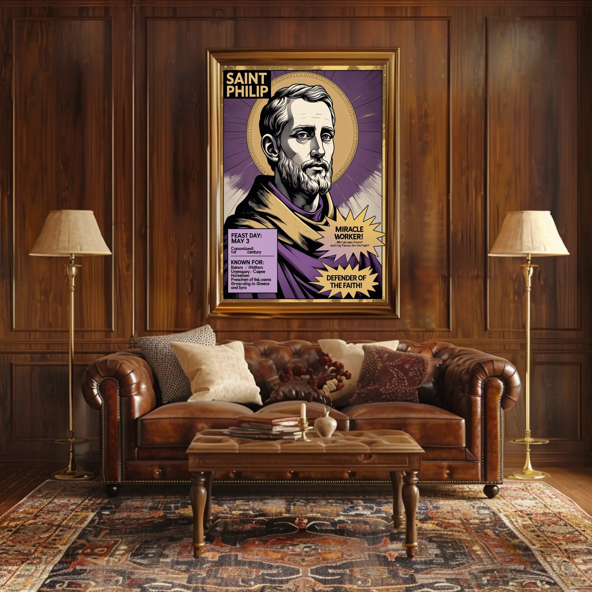 Saint Philip – Defender of the Faith Poster PosterGoat