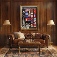 United Nations Allies During WWII Poster PosterGoat