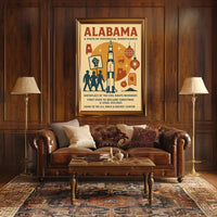 Alabama A State of Historical Significance Poster