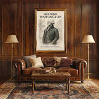 George Washington Vintage Presidential Historical Poster PosterGoat