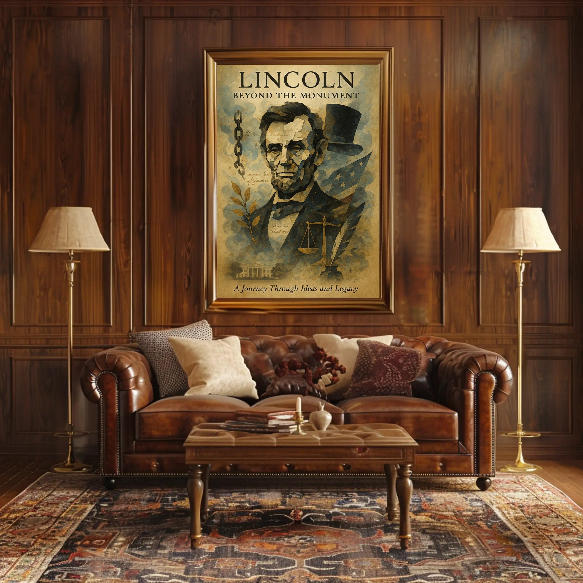 Abraham Lincoln Beyond the Monument Poster PosterGoat