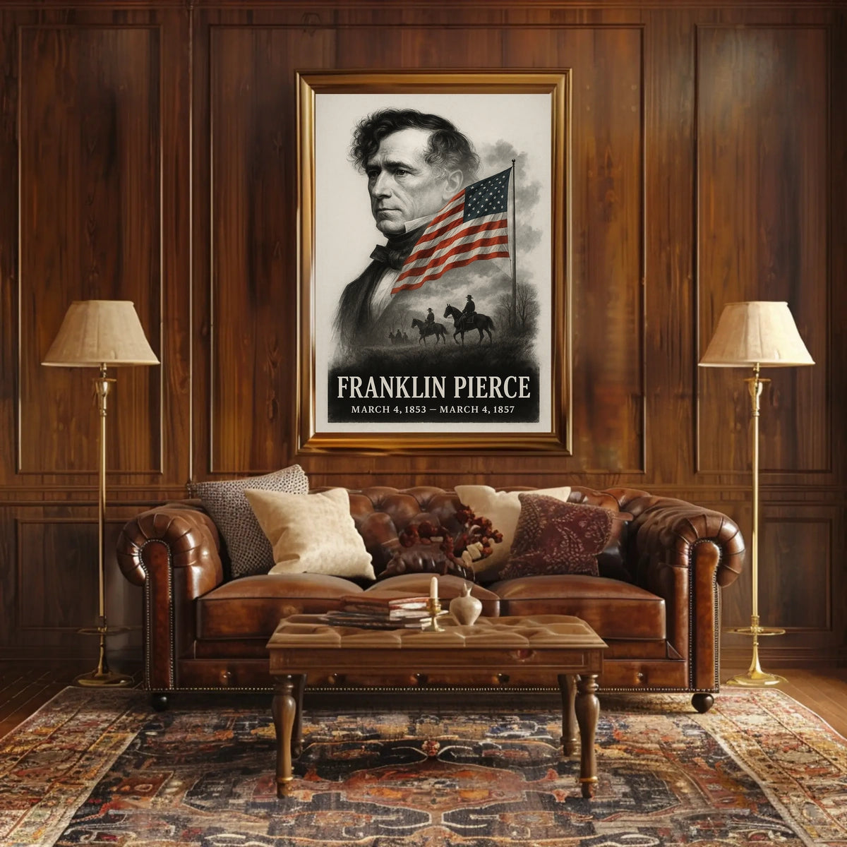 Franklin Pierce 14th President of the United States Reflections Poster