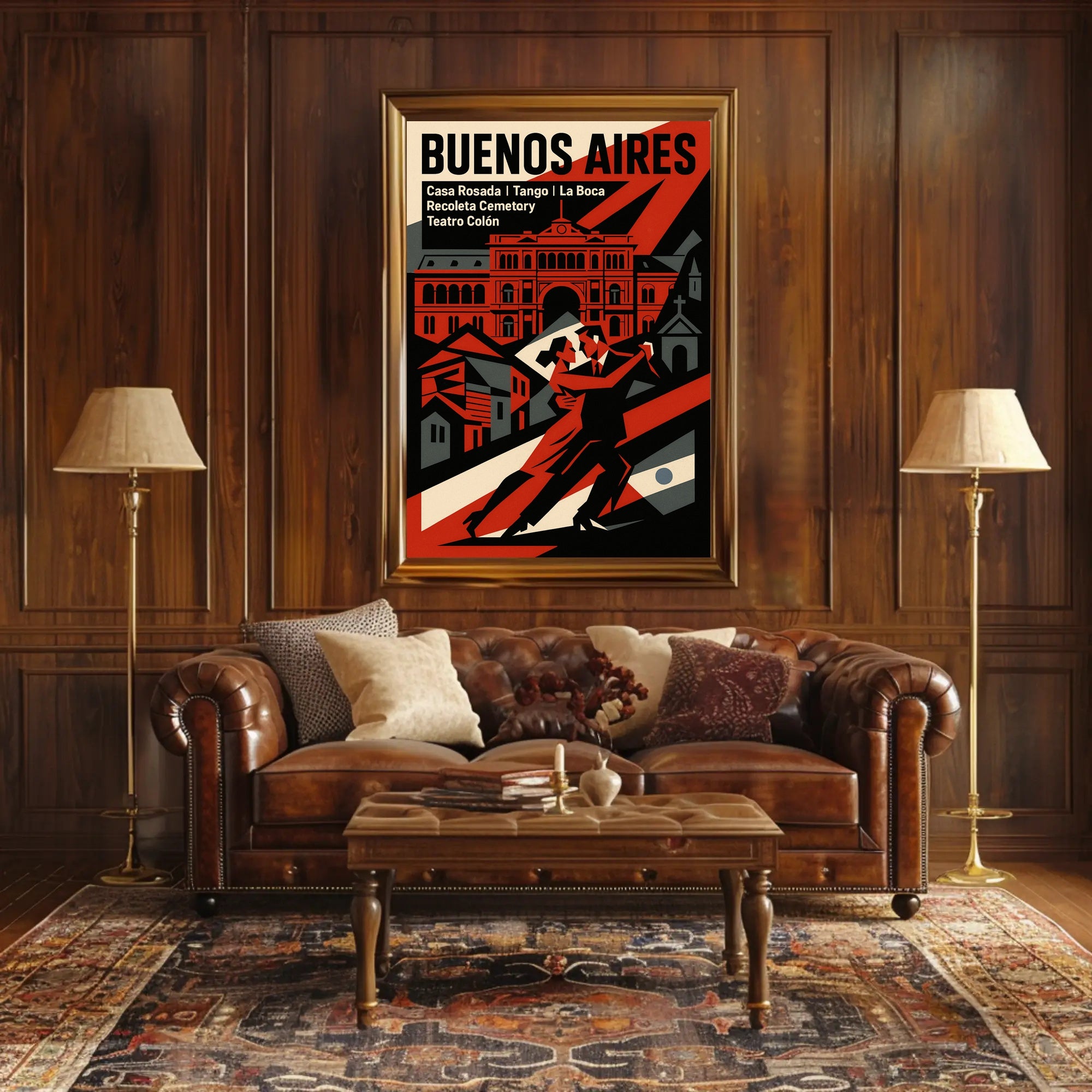 Buenos Aires Highlights Wall Art Print PosterGoat