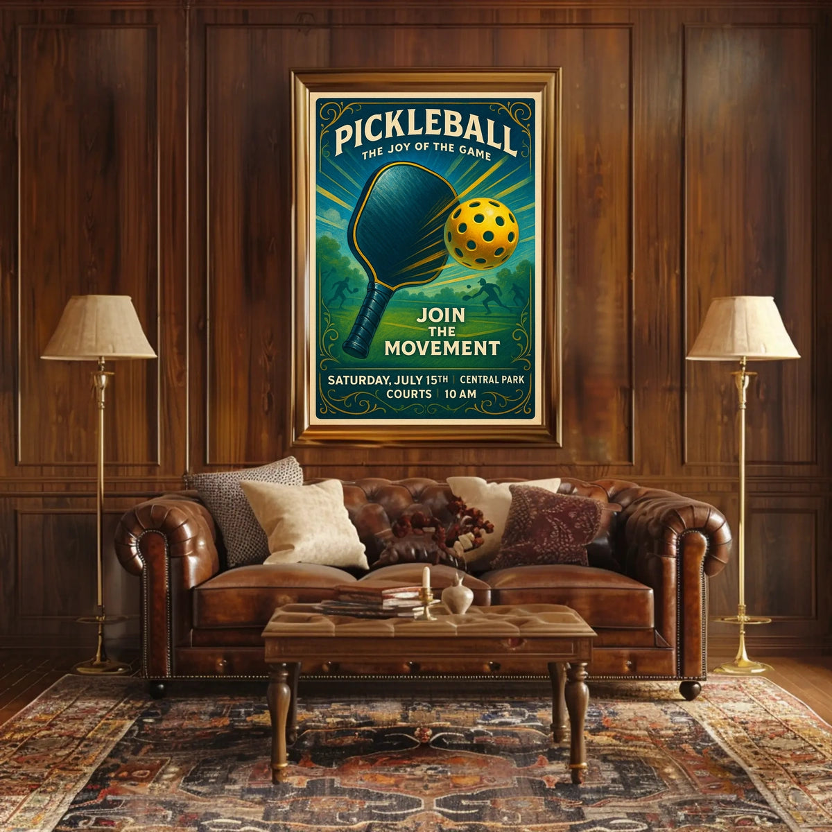 Pickleball The Joy of the Game Poster
