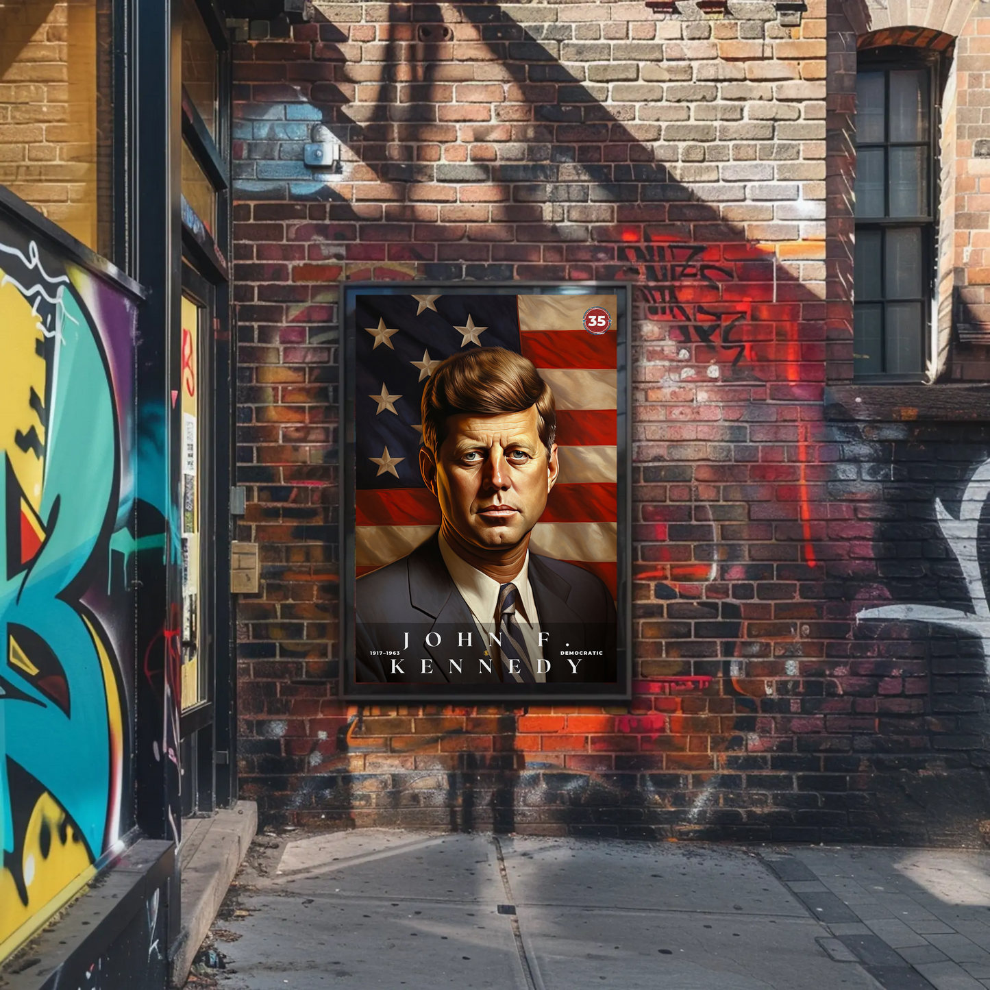 John F. Kennedy 35th President Of The United States Portrait