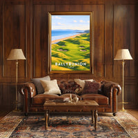 Ballybunion Coastal Golf Course Scenic Travel Poster