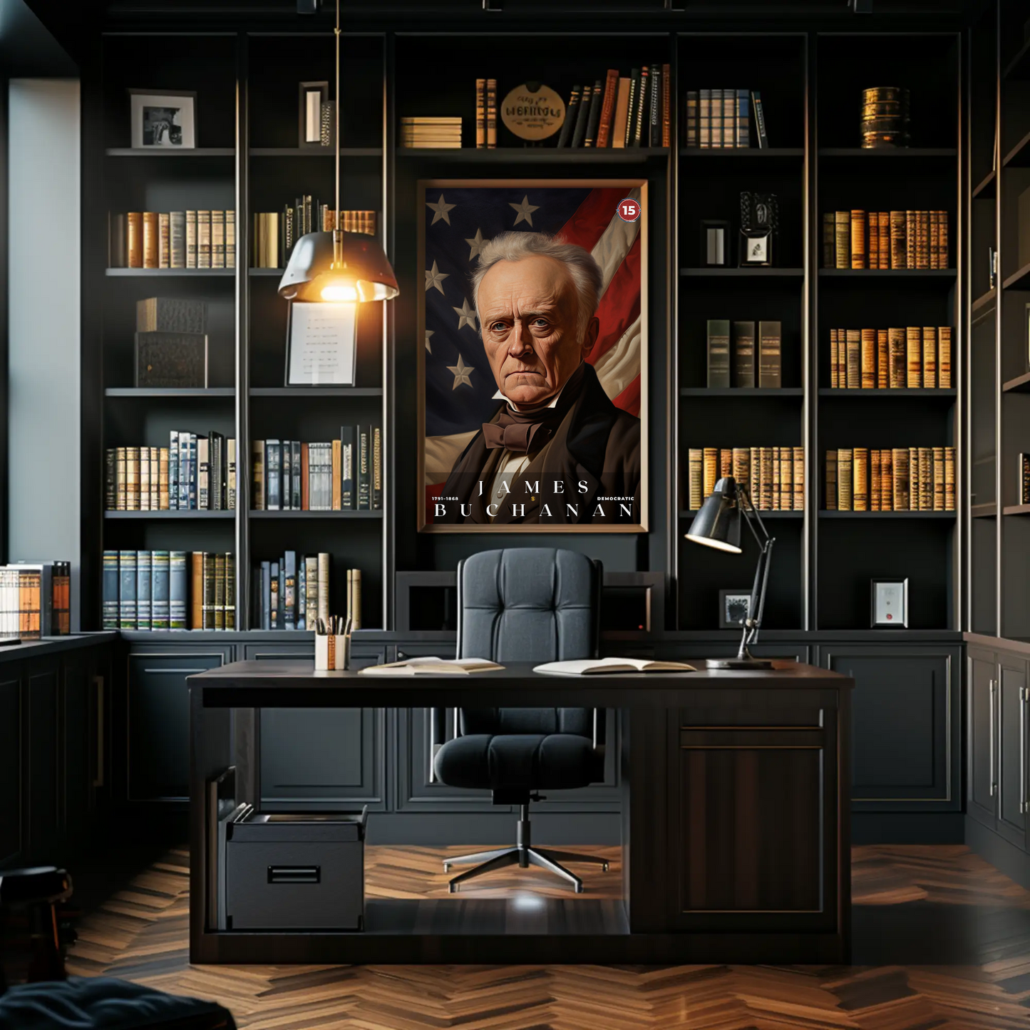 James Buchanan 15th President Of The United States Portrait