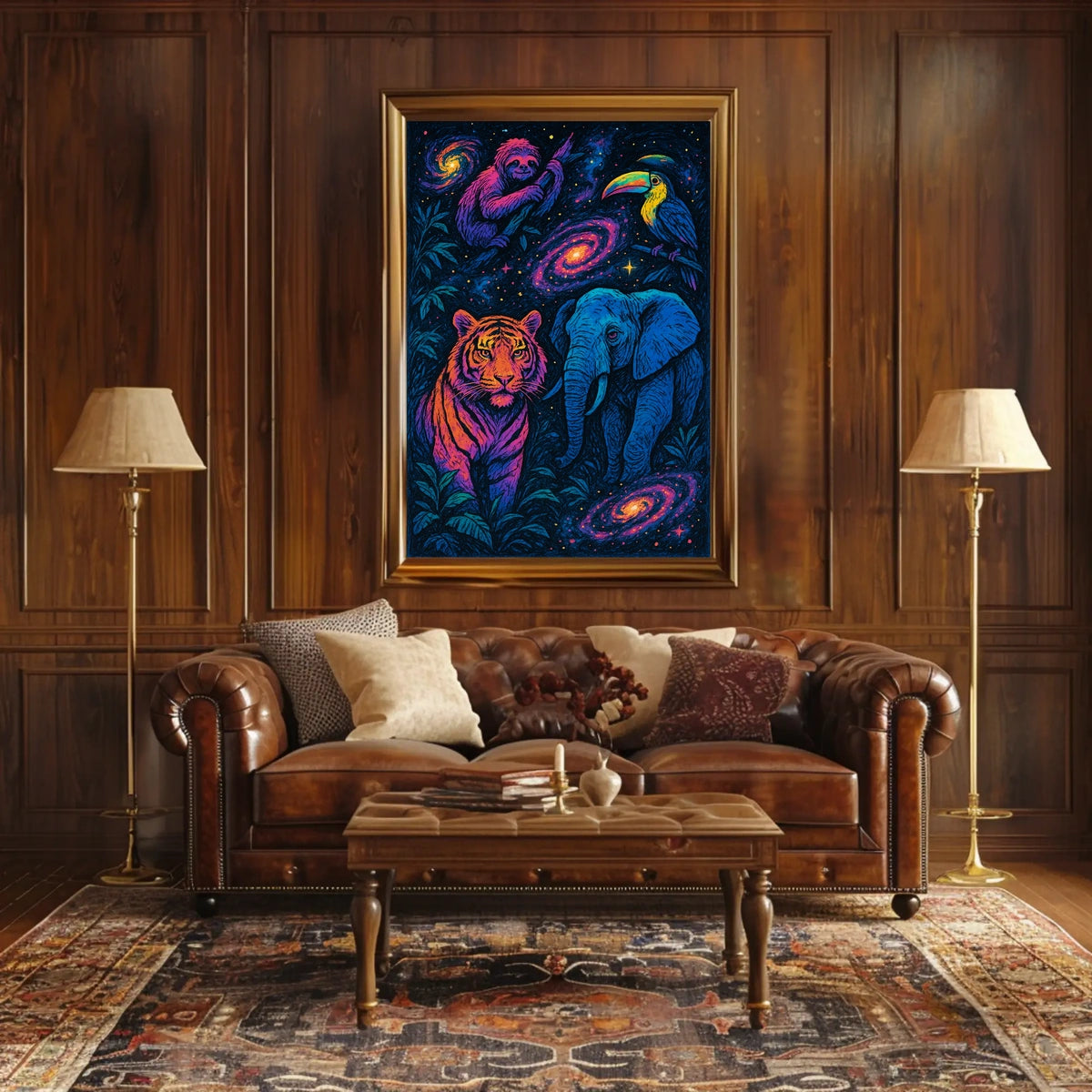 Cosmic Guardians of the Jungle Poster