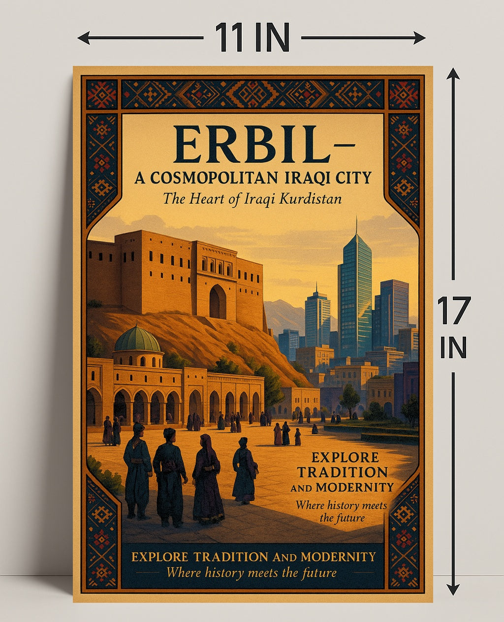 Erbil A Cosmopolitan Iraqi City Poster PosterGoat