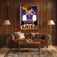 Aries Automotive Advertisement Poster