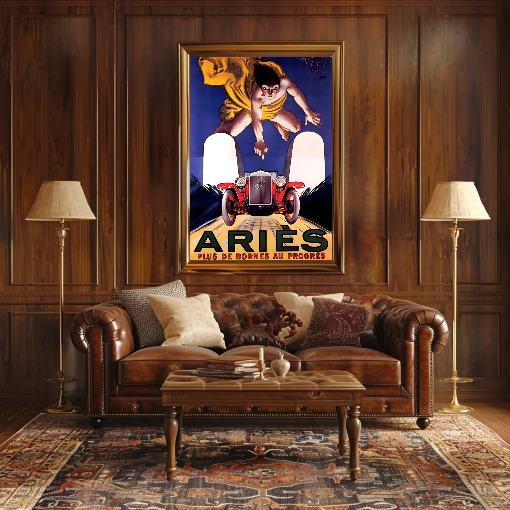Aries Automotive Advertisement Poster