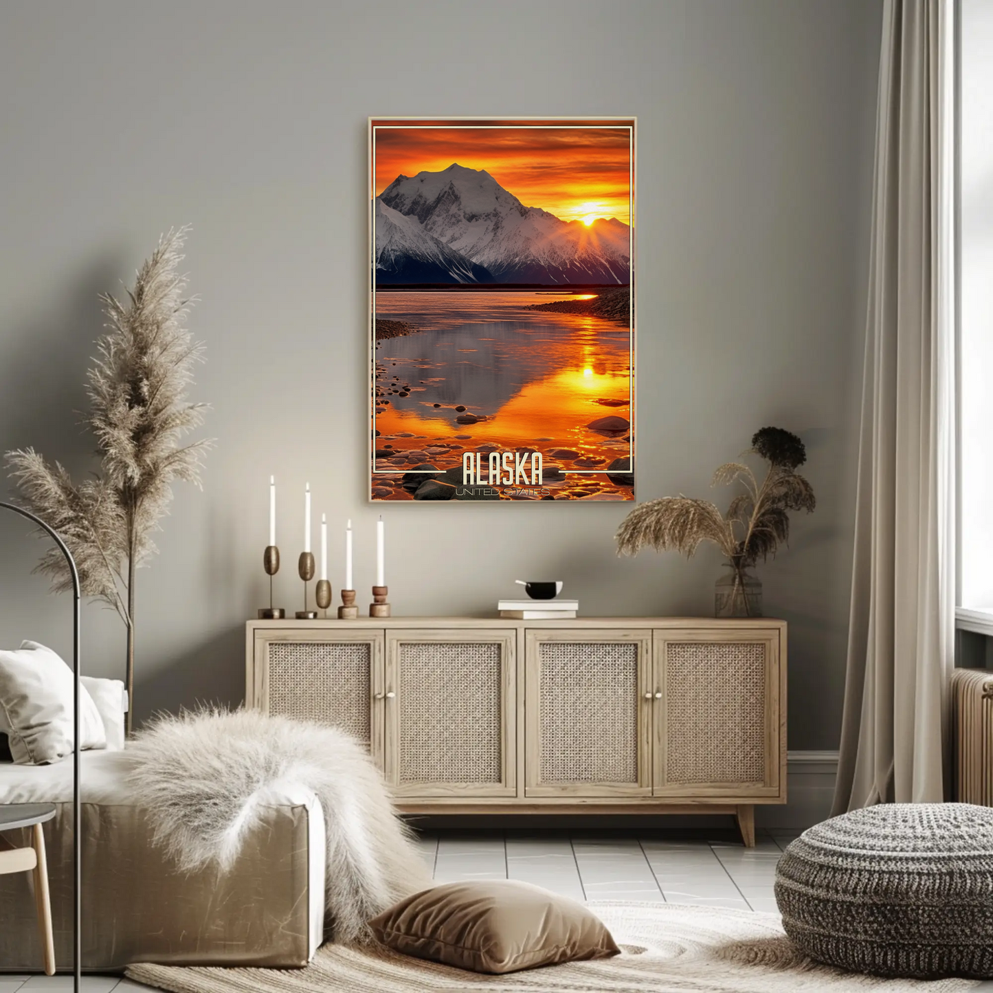 Alaska Vintage Poster