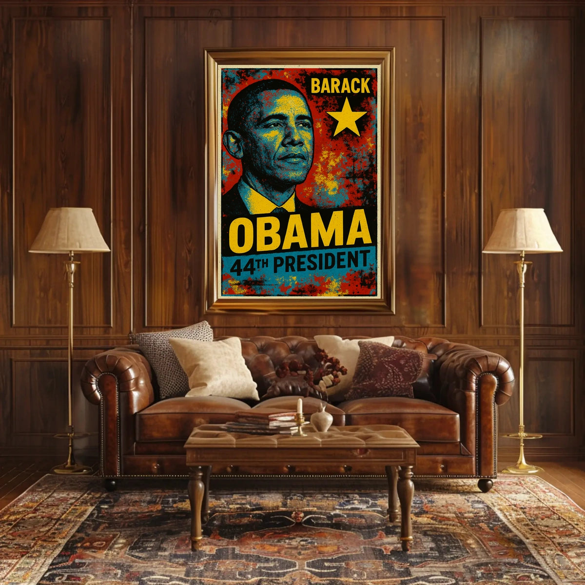 Barack Obama 44th President of the United States Graffiti Pop Art Poster