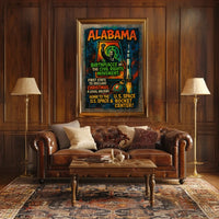 Alabama Heritage and Progress: Cultural or Heritage Poster