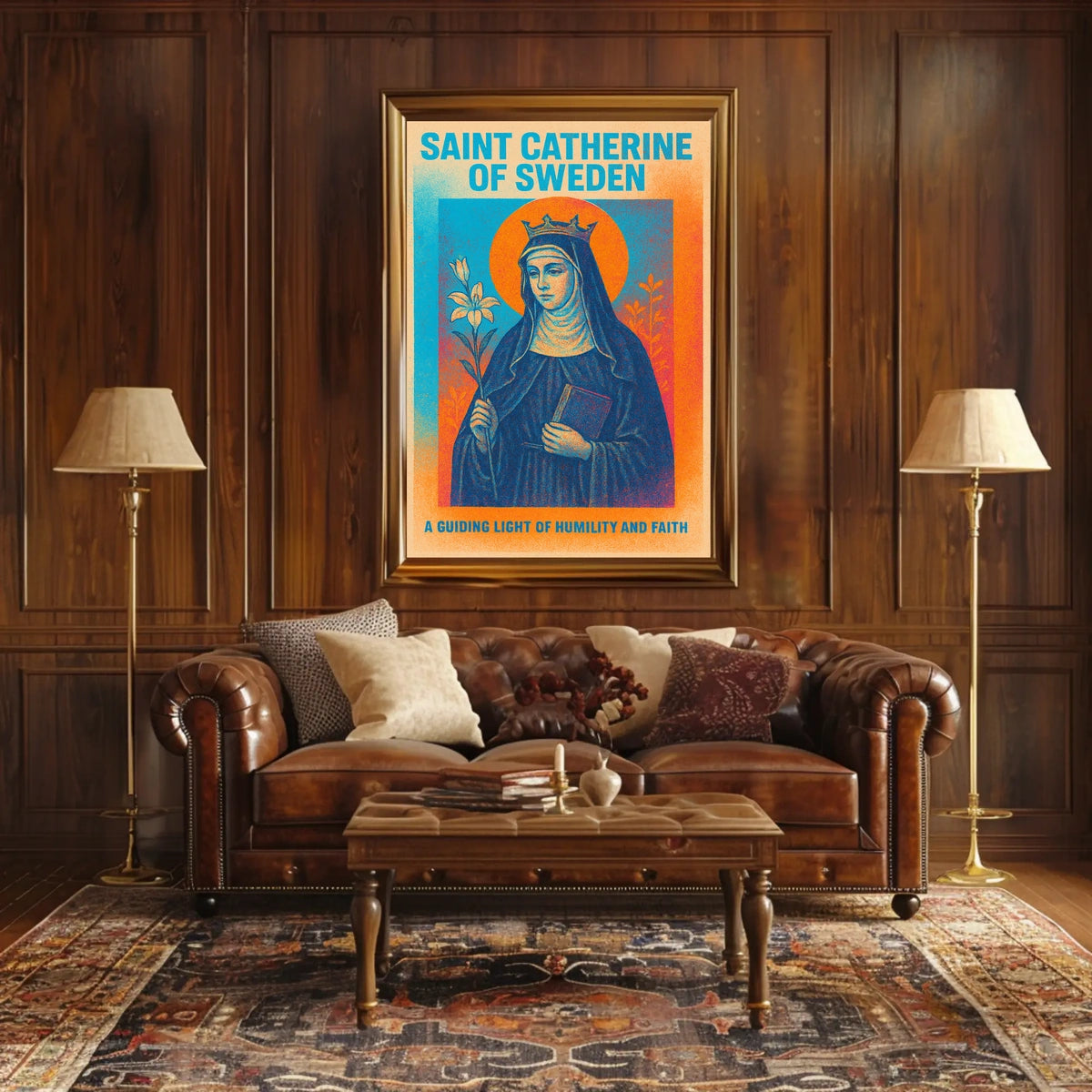 Saint Catherine of Sweden Poster