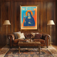 Saint Catherine of Sweden Poster