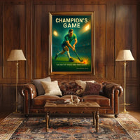 Champion's Game Dynamic Sports Action Poster PosterGoat