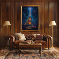 Eiffel Tower Light of a Revolution Poster