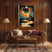 Timeless Dreamscape Dreamers Cosmic Surrealism Poster