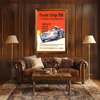 Porsche Racing Achievements 1956 Poster