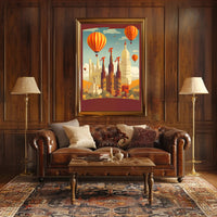 Surreal Skyline Adventure Poster