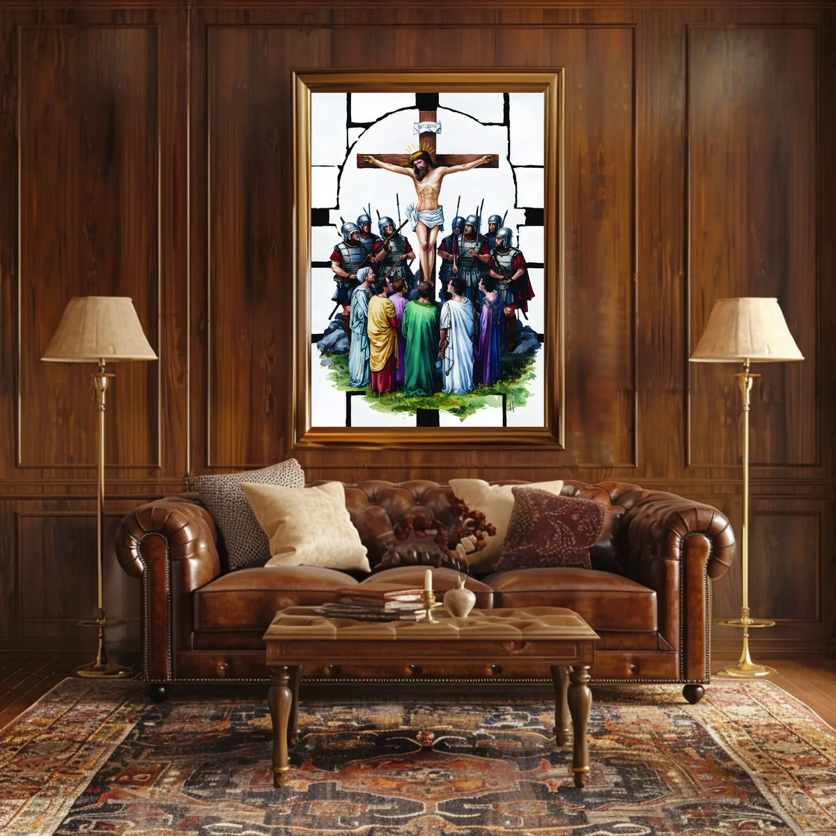 The Crucifixion Scene Poster