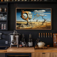 Dreamlike Surrealism: Fusion of Nature and Form Poster