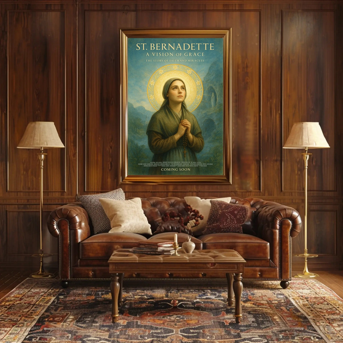 St. Bernadette A Vision of Grace Poster