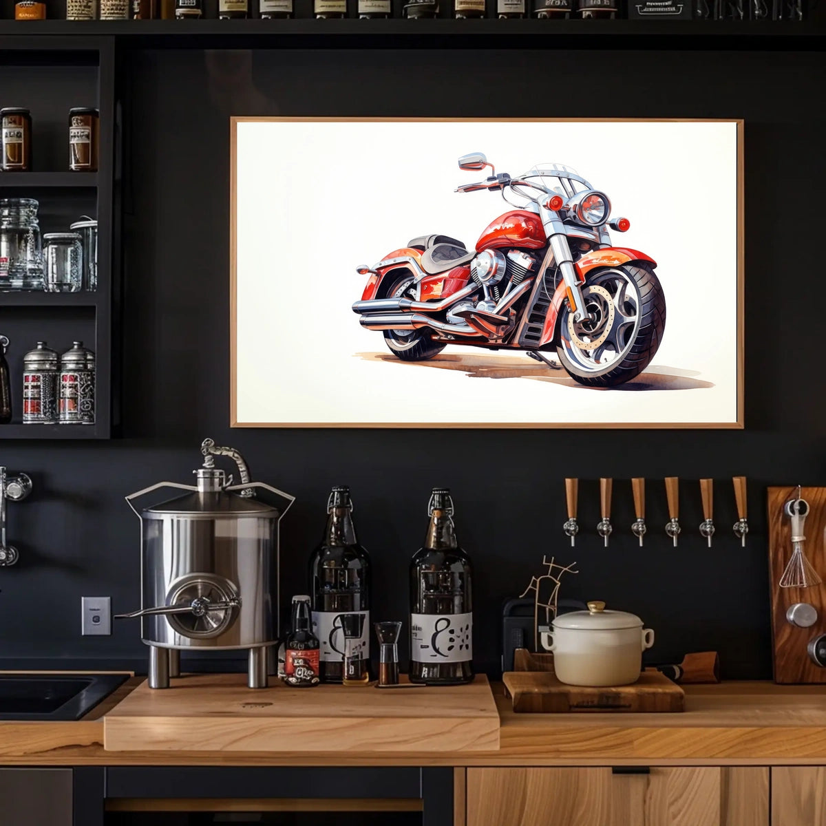 Crimson Cruiser Poster