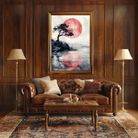 Vintage Car and Landmark Art Deco Poster