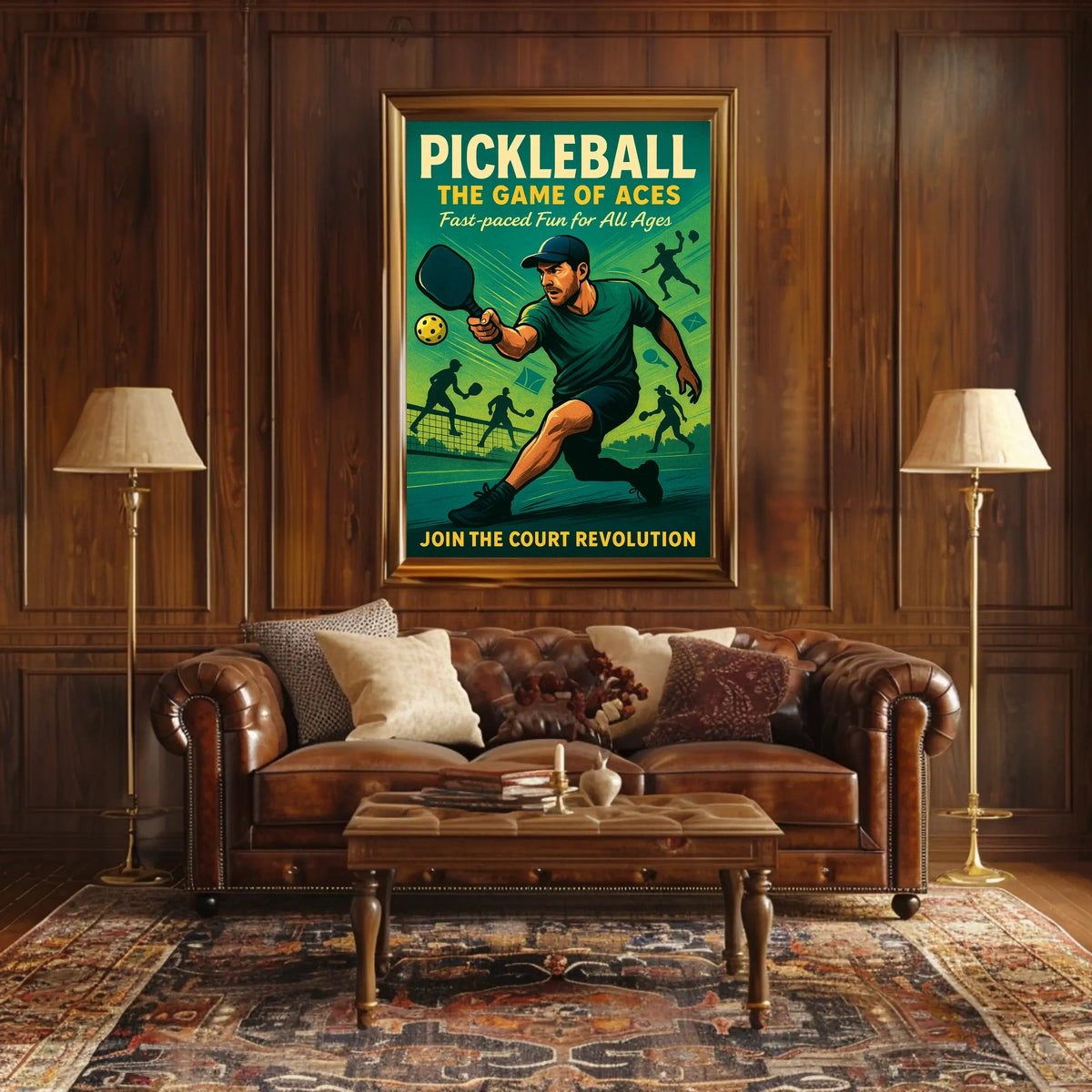 Pickleball The Game of Aces Poster