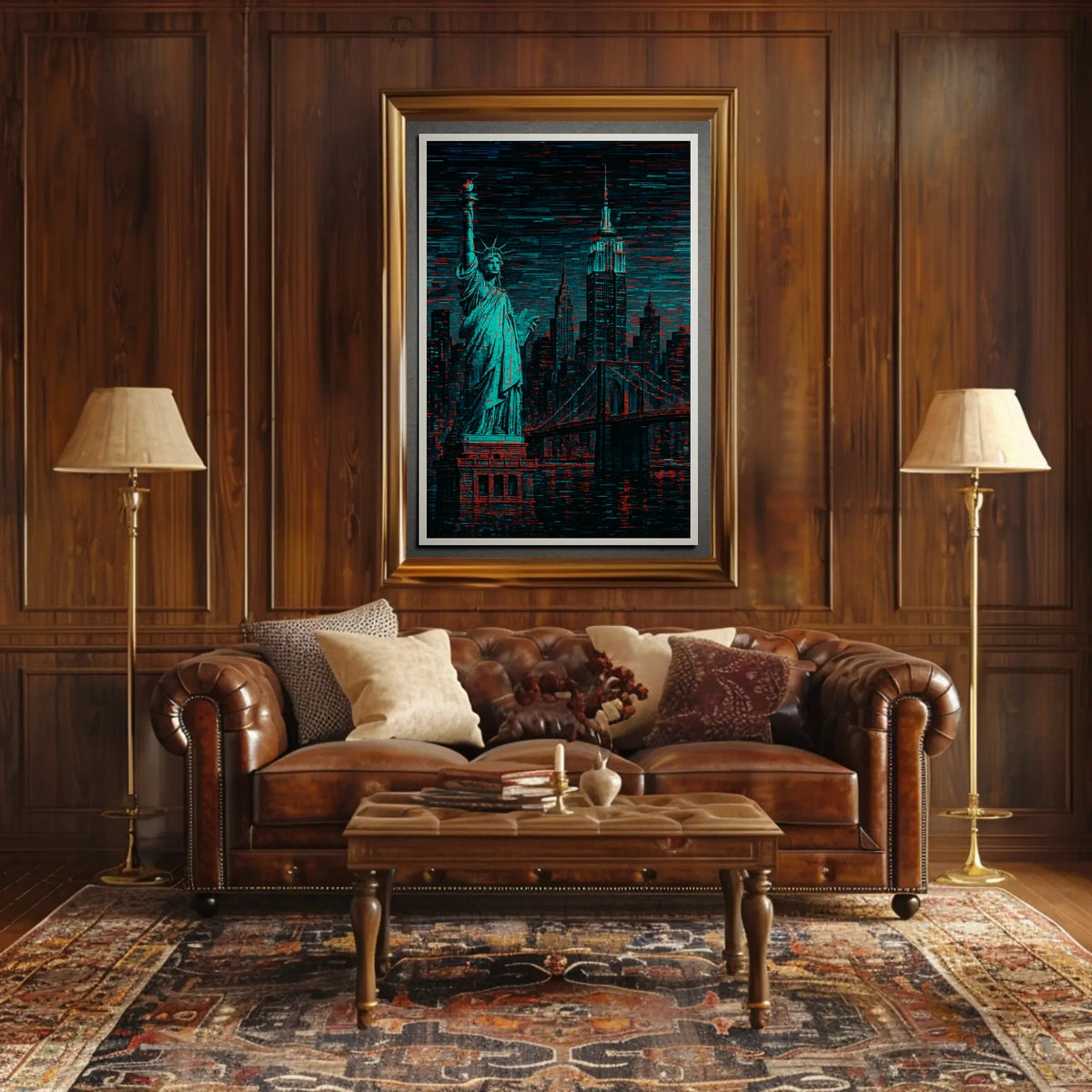 Neon Dreams Of New York Poster Electric City Glow For Living