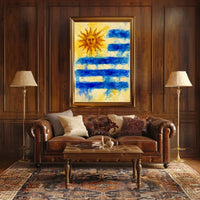 Sun Stripes Artistic Wanderlust Poster