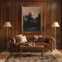 Industrial Cityscape During the Industrial Revolution Urban Cityscape PosterGoat