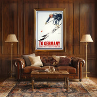 Skiing in Germany Poster PosterGoat