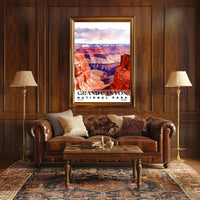 Grand Canyon Watercolor Wall Art Poster
