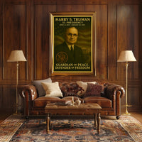 Harry S. Truman Leadership Inspirational Historical or Presidential Poster