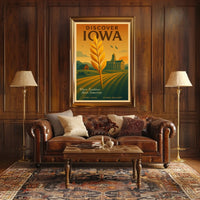 Discover Iowa Poster