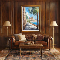 Coastal Cathedral Pathway Poster PosterGoat