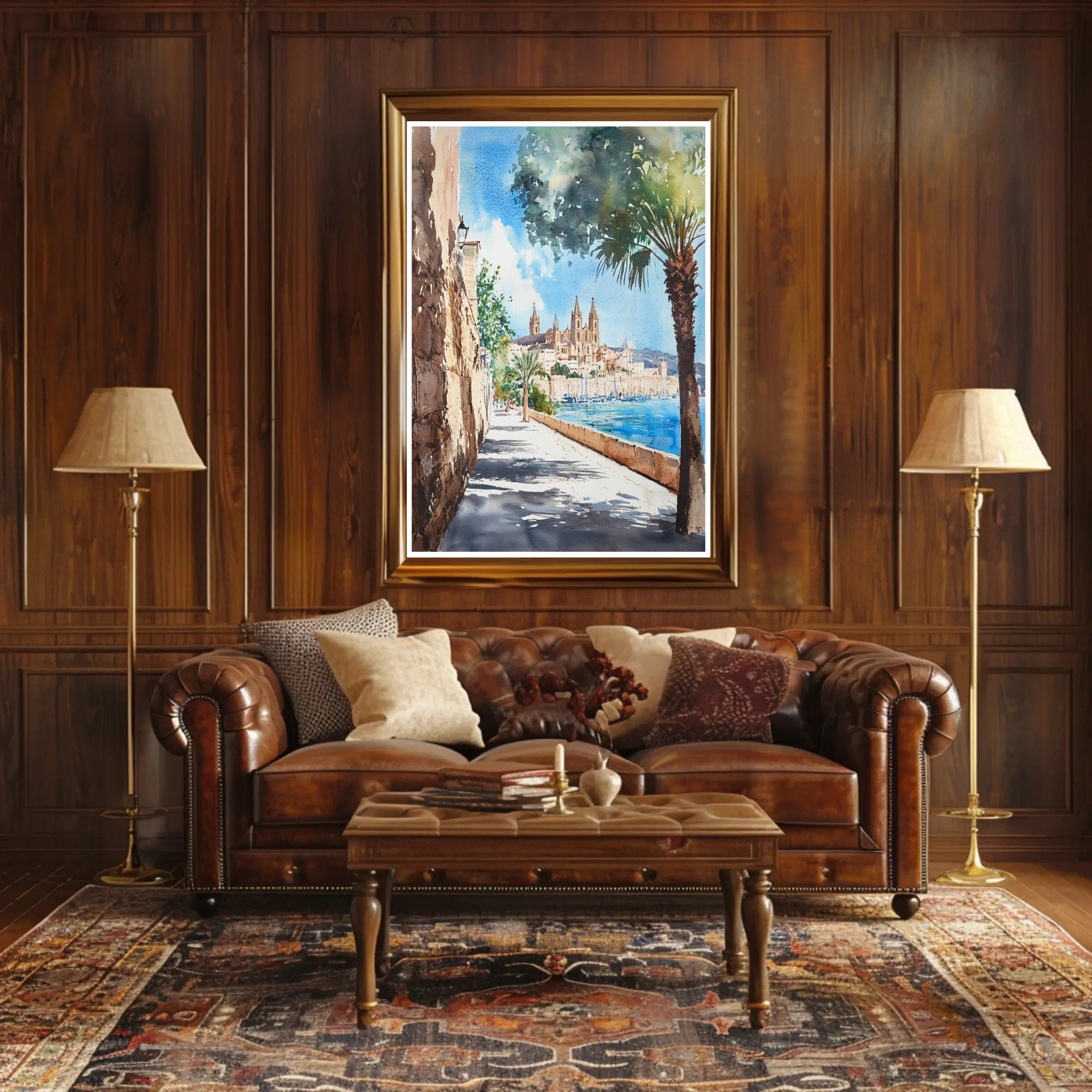 Coastal Cathedral Pathway Poster PosterGoat