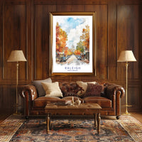 Autumn in Raleigh Poster PosterGoat