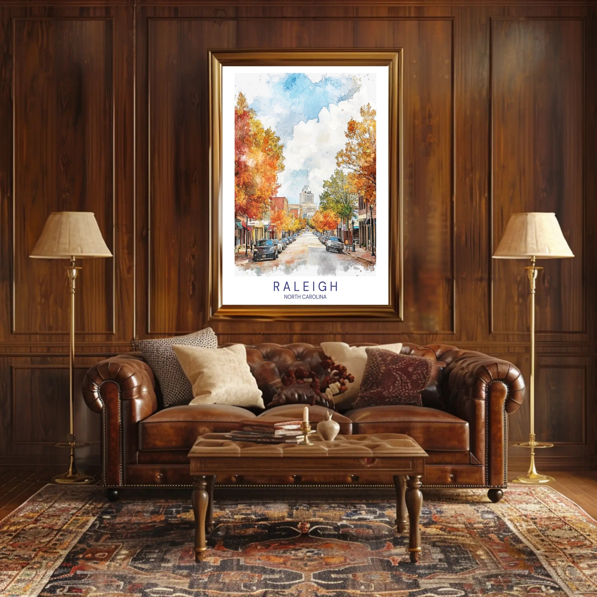 Autumn in Raleigh Poster PosterGoat