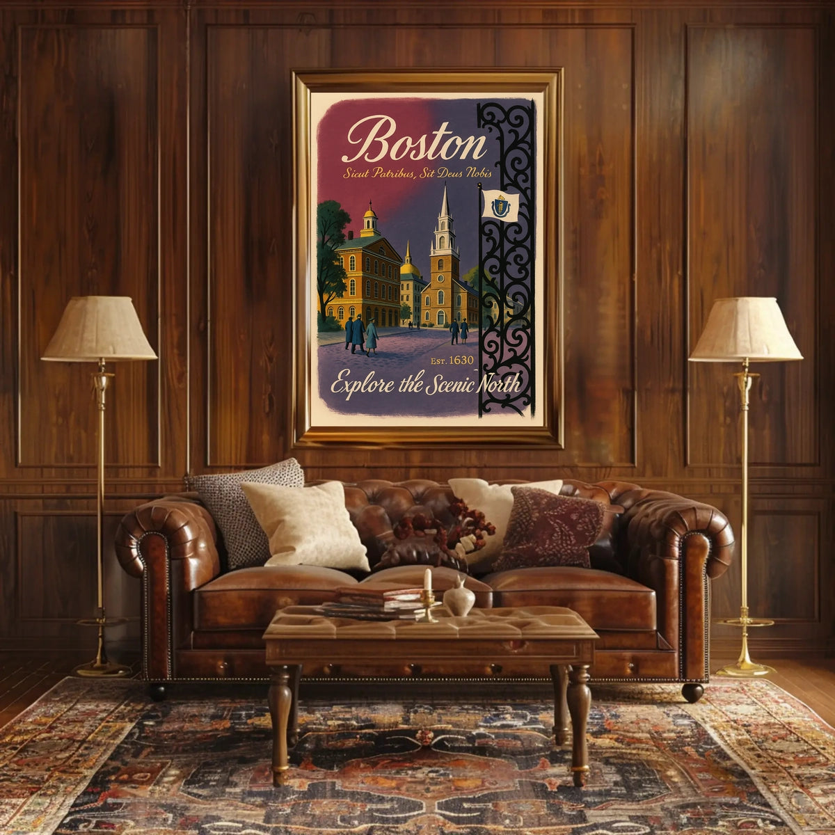 Explore Boston Poster