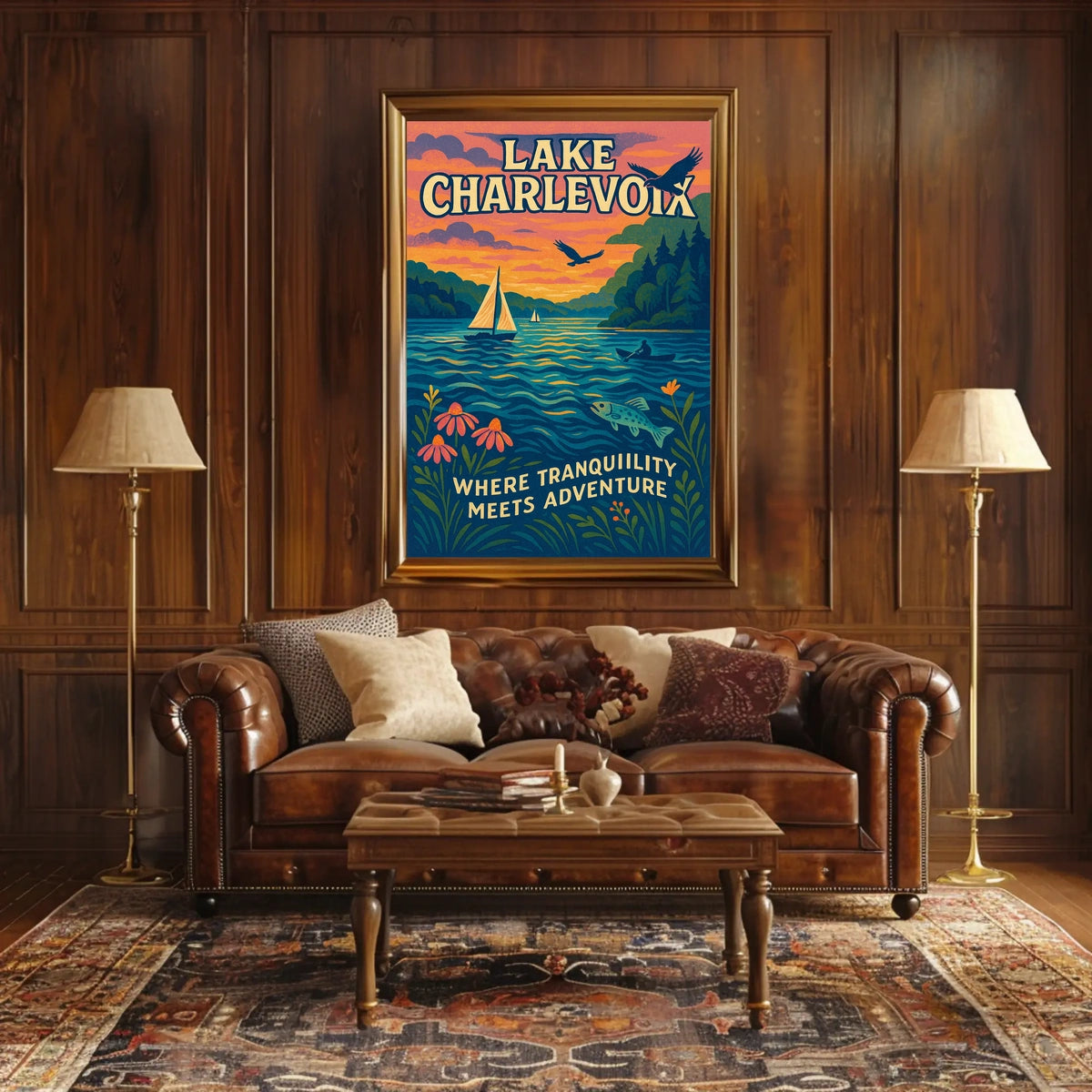 Lake Charlevoix Adventure Poster